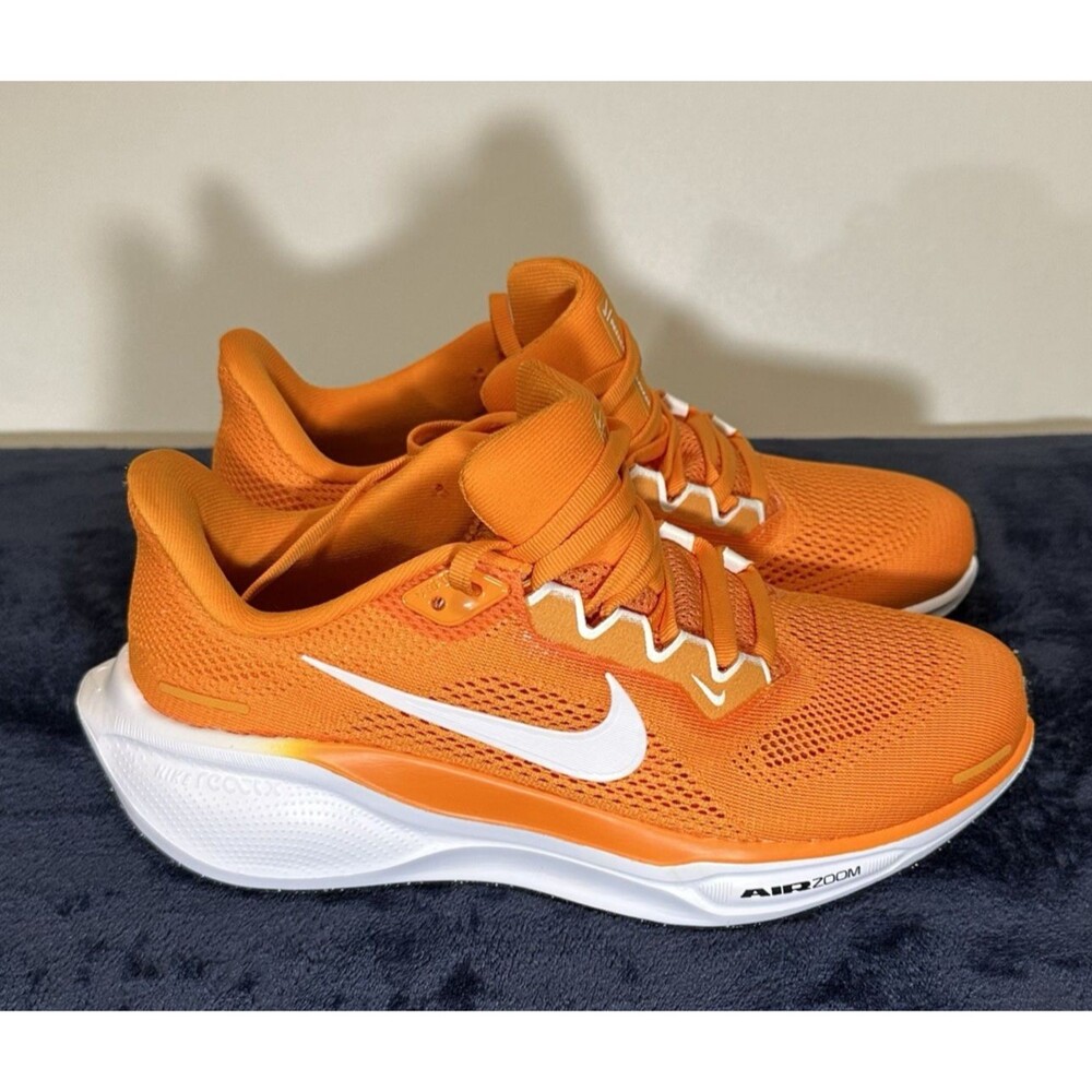 Nike Air Zoom Pegasus 41 Women's Size 7 Orange White Running Shoes HF1538-801